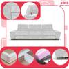 Sofa 3 Seater Sofa Bed with Sofa Bed. Savio Family Sleep Furniture J Gray Corduroy