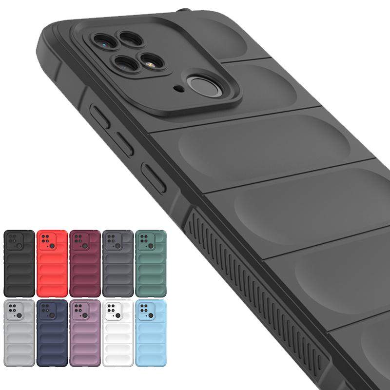 Für Hülle Redmi 10C Hülle Für Redmi 10C Capas Handy Bumper Neu Rückseite Stoßfest Gummi Weiche TPU Hülle Für Fundas Xiaomi Redmi 10C