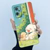 For OPPO A96 CPH2333 Realme 9i 4G RMX3491 Phone Case Fashion Simplicity Oil Painting Flowers Silicone Soft Shockproof Back Cover