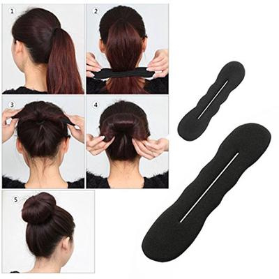 4pcs/set Magic Foam Sponge Clip Bun Curler Braider Hairstyle Twist Maker Tool Dount Twist Hair Accessories Styling Twister