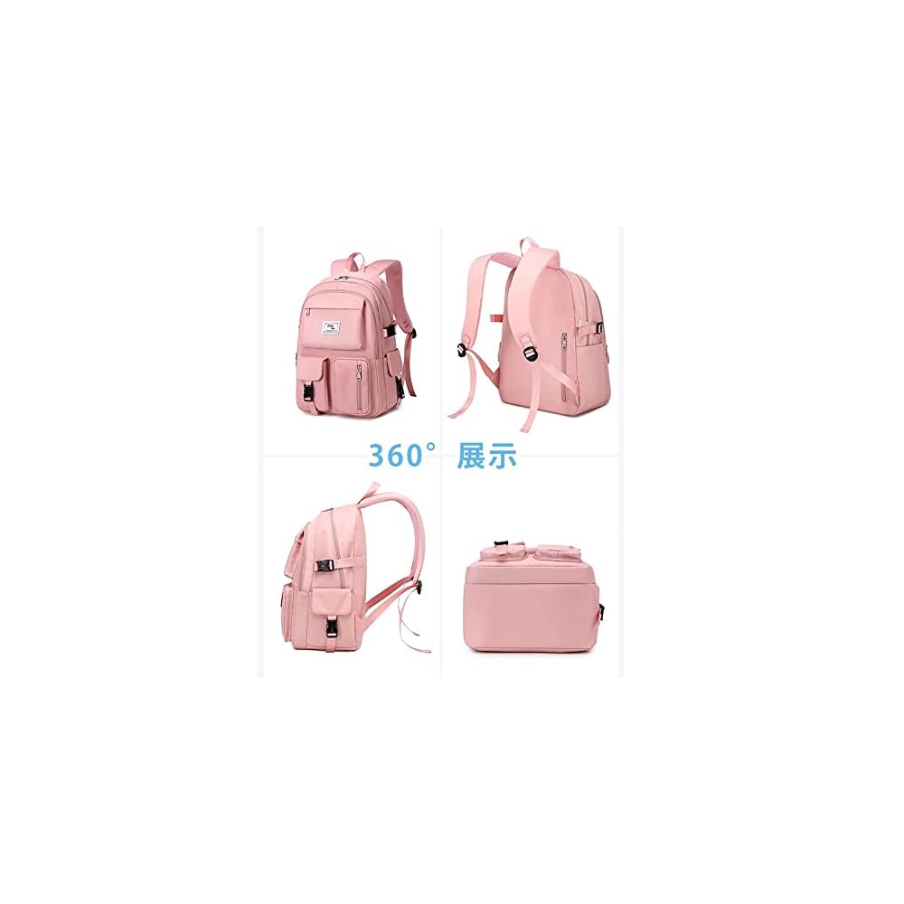 MIPOHAM Backpack for Women, Men, and Girls: 2-Layer Design, 14 Pockets, Large Capacity,