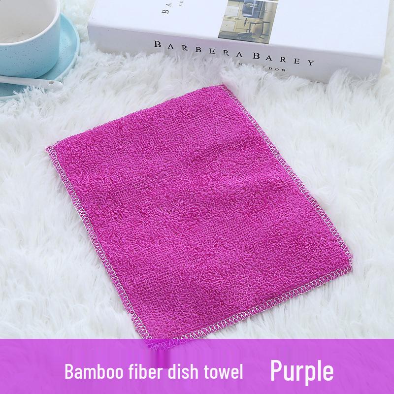 Bamboo Fiber Non-stick Kitchen Dishcloth - Oil Removal & Absorbent