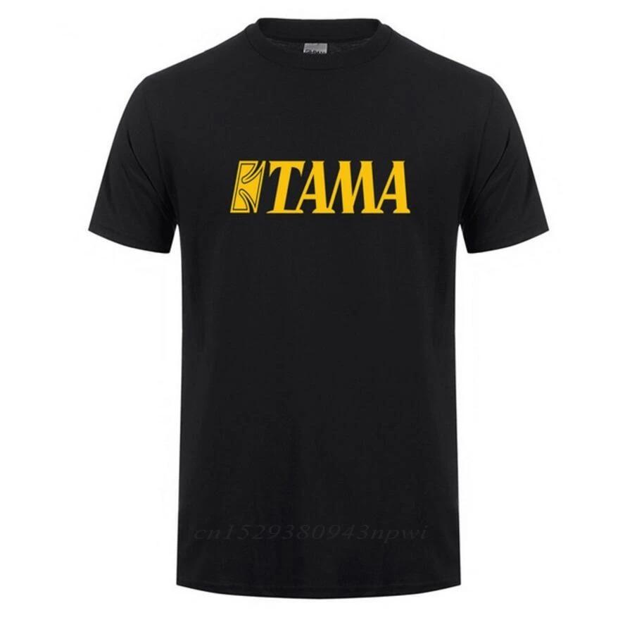 2024 Men Printed Tama T Shirt New Cool Printed Drums T-shirts Men O-neck Short Sleeve Cotton Music T-shirts Custom Tshirt