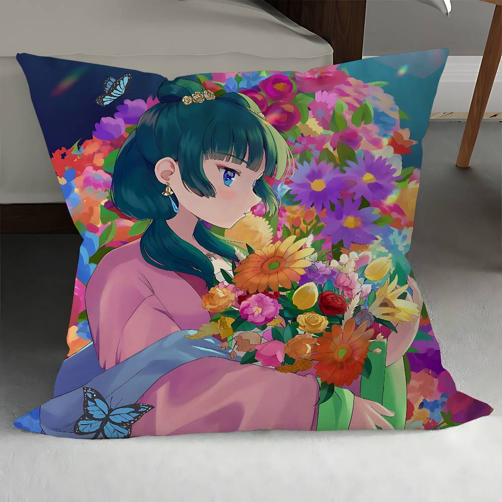 

Cat Maomao Pillowcase Toon Gift Cushion Cover Bedroom Home Sofa Chair Seat Decor Pillow Case 12x12Inch