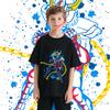 Saint Seiya Ikki Anime Printed Cotton T Shirt for Boys and Girls Kids Cartoon Graphic Tee Comfortable Casual Short Sleeve Top