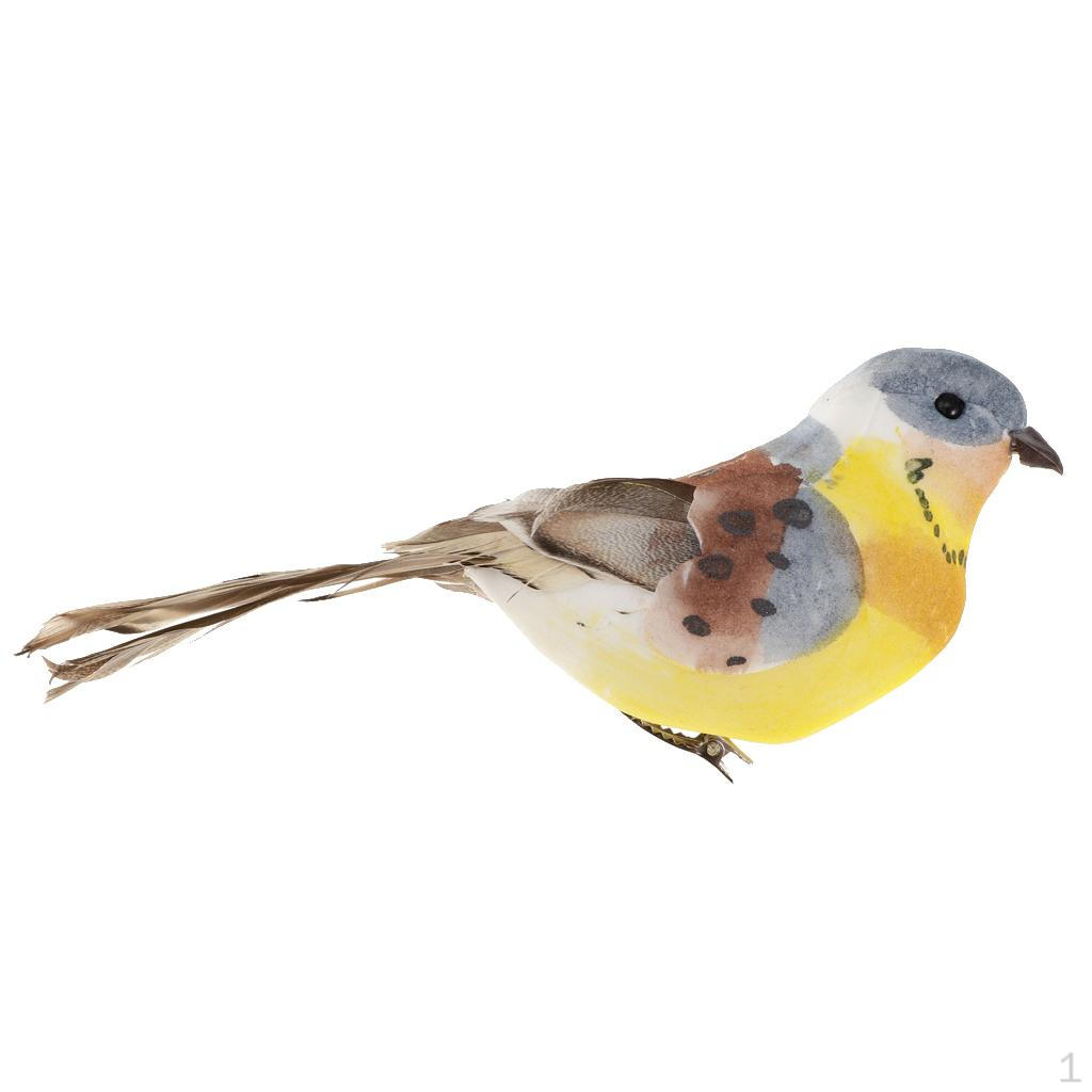 Artificial Birds Figure Outdoor garden and home Decoration Clamp Birds