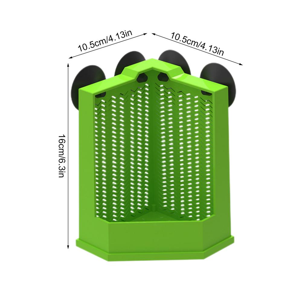 Reptile Food Dish Reptile Feeding Bowls Reptile Dish Feeder Suction Cup Gecko Food Dish Reptile Bowl Terrarium Feeding Dish Anti (Green,S) зелёный