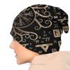 Viking Knitted Hat Vegvisir Tree Of Life Yggdrasil And Runes Beanie Caps For Unisex Women Skullies Beanies Ski Caps Bonnet Hats
