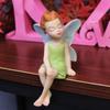 Resin Fairy Flower Art Decor Tabletop Figurine Room Decoration Gift Souvenir