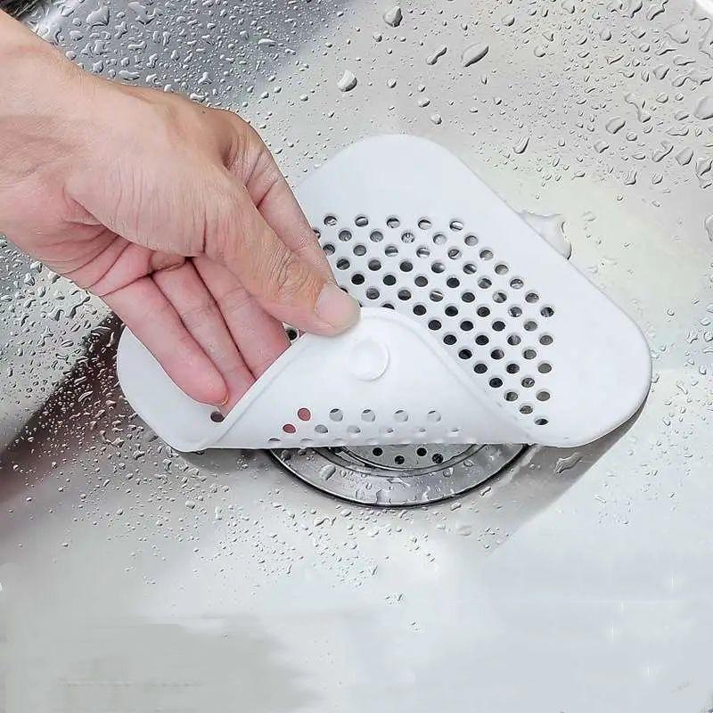 Anti-Clogging Drain Cover & Hair Filter for Bathroom & Kitchen