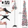 150cm Artificial Christmas Tree Decorations ,Pencil Xmas Tree for Home Party Office Fireplace Holiday Decorations