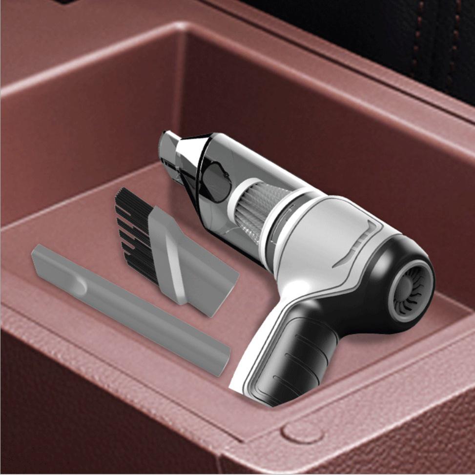 Super výkonný bezdrátový ruční vysavač do auta s dvojitým foukáním a sáním