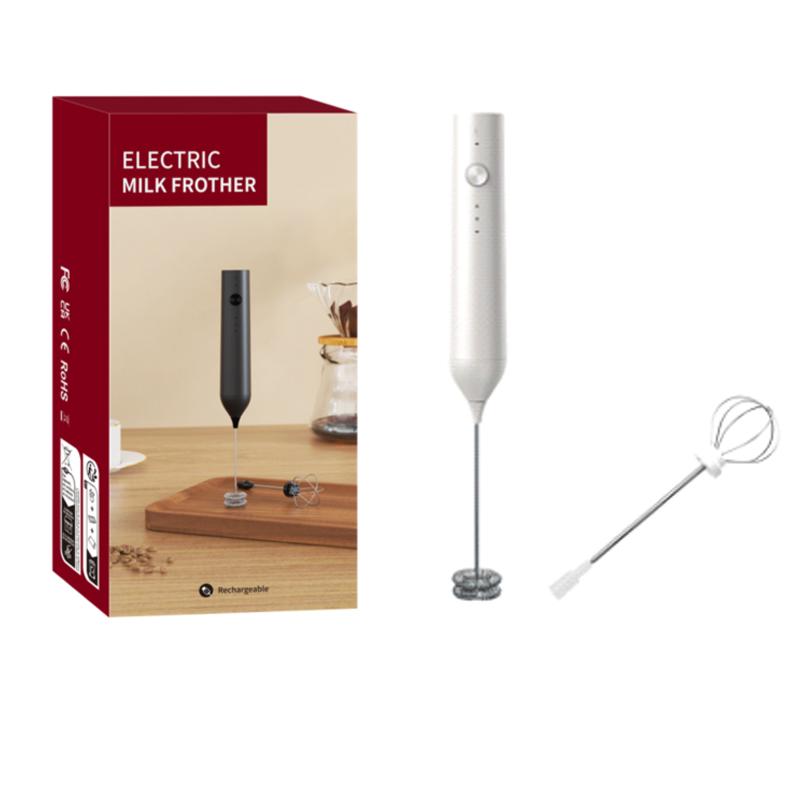 Kitchen Powerful Stirrer Milk Frother Handheld Foam Maker for Lattes Whisk Drink Mixer Coffee Electric Rechargable Egg Beater