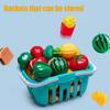 Non-Toxic Educational Toy Plastic Kitchen Toy Set Cut Fruit Vegetable Pizza Food Play House Simulation Toys Pretend Play Kids Toys Gifts