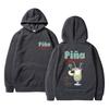Lustiger Pina Colada Cocktail Doppelseitiger Grafik Hoodie Herren Damen Mode Übergroße Sportbekleidung Herren Freizeit Langarm Kapuzenpullover