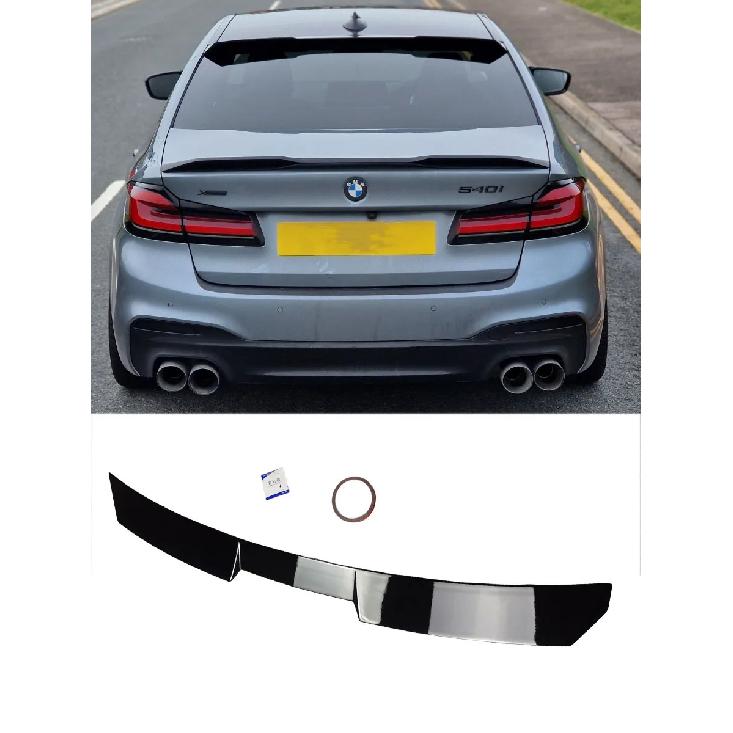 For BMW G30 F90 Rear Roof Spoiler Wing Series 520d 530i 535i 540i 540d M550i M5 Spoiler Caps Tail Wing 2017-2023 Bodykits Tuning