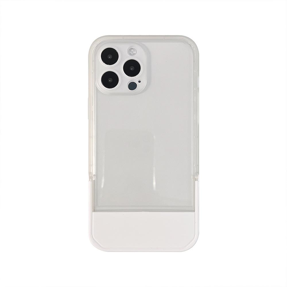 Invisible Bracket for IPhone 16 Mobile Phone Case 15 Apple Silicone XS XR Simple 11 Transparent 14Pro Max