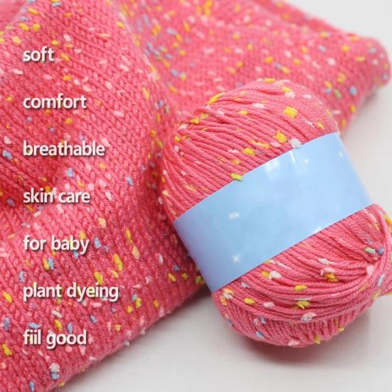 50g Punti Maglia Cucito Filo Sciarpa Maglione Cappello Uncinetto Artigianato Fai da Te Filato di Lana