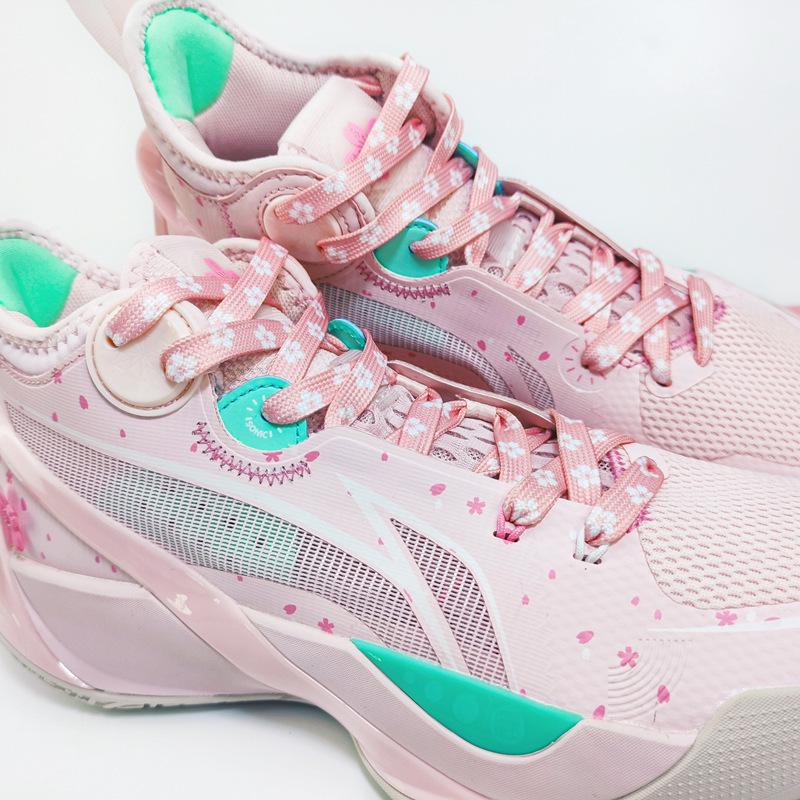 Unisex Schnürsenkel: Rosa, Rosenrot, Hellrosa, Gänseblümchenrosa - Passt für Sonic 9/10, Air Force 1 & AJ1