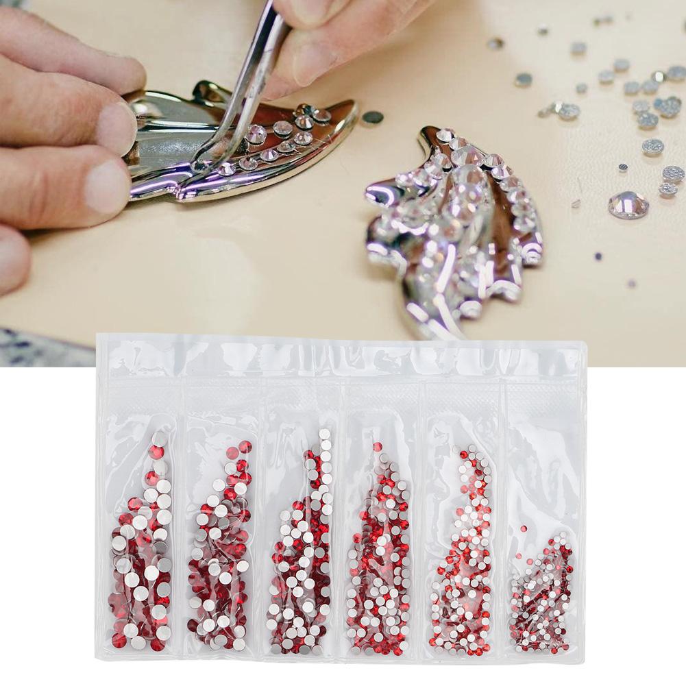   Colorful   Glass Nail Art Rhinestons Decoration Costumes Material Package(Silver)