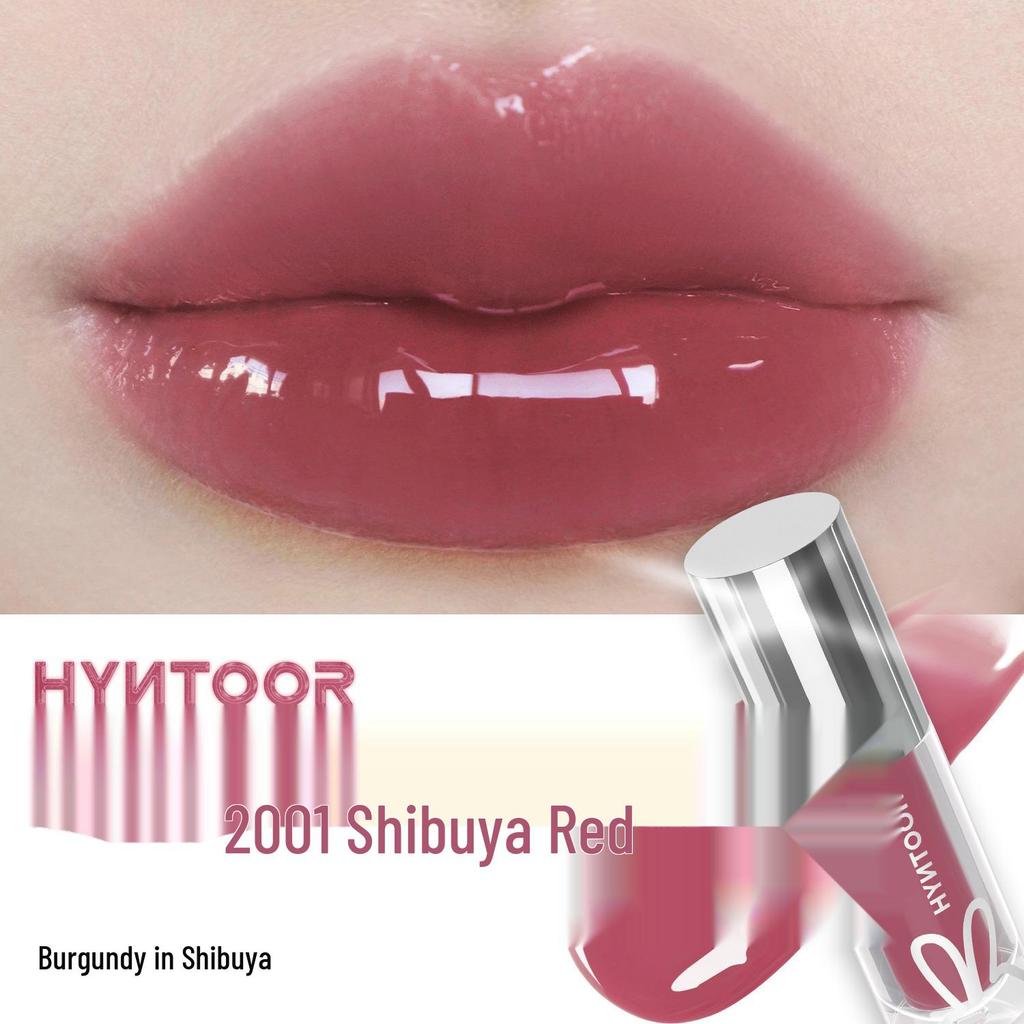HYNTOOR Black Rabbit Nude Lip Glaze - Planet Glossy Lip Mud Lipstick