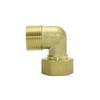 Brass 3/4" 1" Male Female Thread Connector Elbow Repair 90 Degrees Water Type Plumbing Brass Fitting Metal Coupler