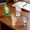 Bird Animal Figurine Handmade Crystal Home Modern Bird Decoration Home Glass Animal Figure Decoration Accessories