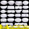 Jingzhouyuan Commercial Melamine White Irregular Bowls