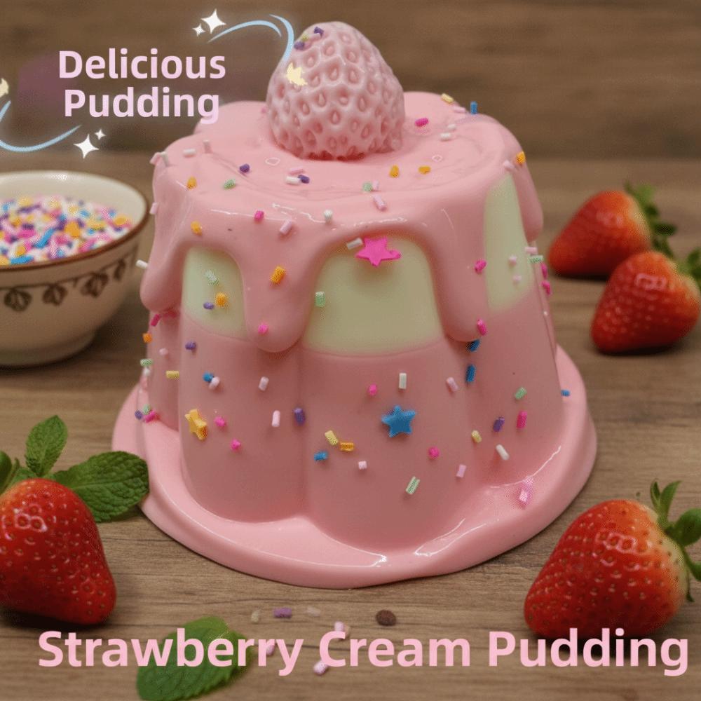 Slow Rebound Silicone Squishy Toy Pudding Shape Fidget Toy New Squeeze Toy For Party Favors