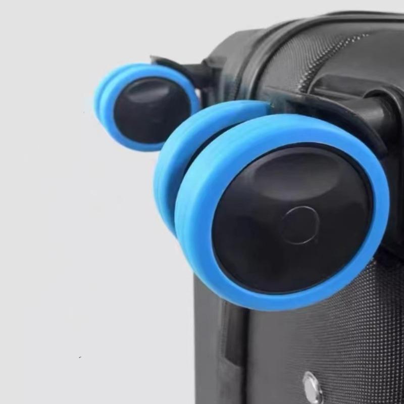 Cichy Pokrowiec Ochronny na Kółka do Walizek, Redukujący Hałas Kół. Cichy Pokrowiec Ochronny na Kółka Walizki