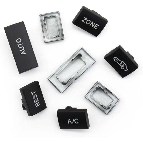 7/8PCS Car AC Circulation Button Climate Control Button Compatible E Class W212 W207 E200 E250 E300 E350 E400 E500 E63 /(Color:Model B 8pcs Set) Model A 7pcs set