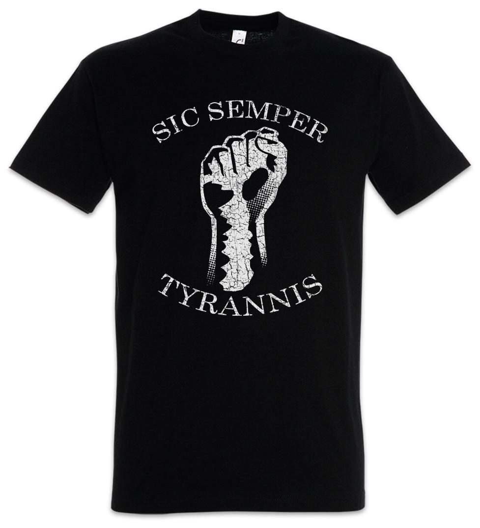 Sic Semper Tyrannis II T-Shirt Mens Womens Tees Top Thus always to tyrants United States Resistance S