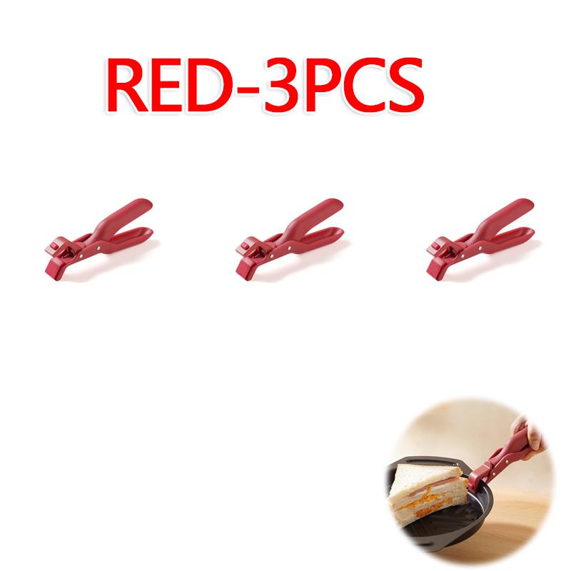 Silicone Kitchen Bowl Clip Non Slip Anti Scalding Gripper Tongs for Pots Bowls Cooking Serving Utensils Tools