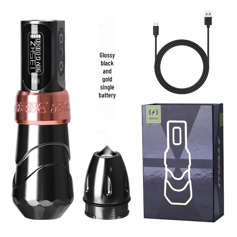 Wireless Tattoo Machine Pen: Battery-Powered Liner & Shader - Integrated Motor
