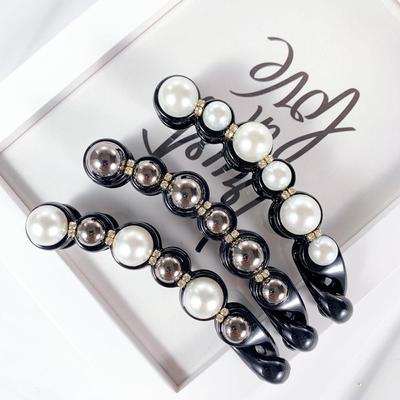 Crystal Zircon Hair Claw Crabs Vertical Clamp Korean Hair Clips Women Banana Clips Ponytail Holder