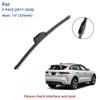 3PCS Für Jaguar F-PACE 2017-2020 26 "19" 13 "Vorne Hinten Wischer Klingen Windschutzscheibe Windschutz fenster Cutter Zubehör 2017 2018 2019 2020