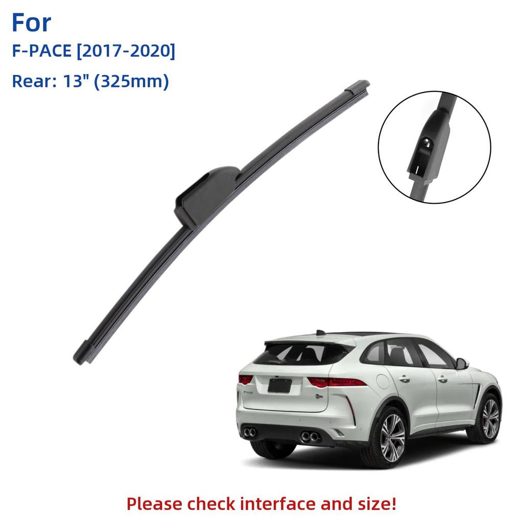 3PCS For Jaguar F-PACE 2017-2020 26" 19" 13" Front Rear Wiper Blades Windshield Windscreen Window Cutter Accessories 2017 2018 2019 2020