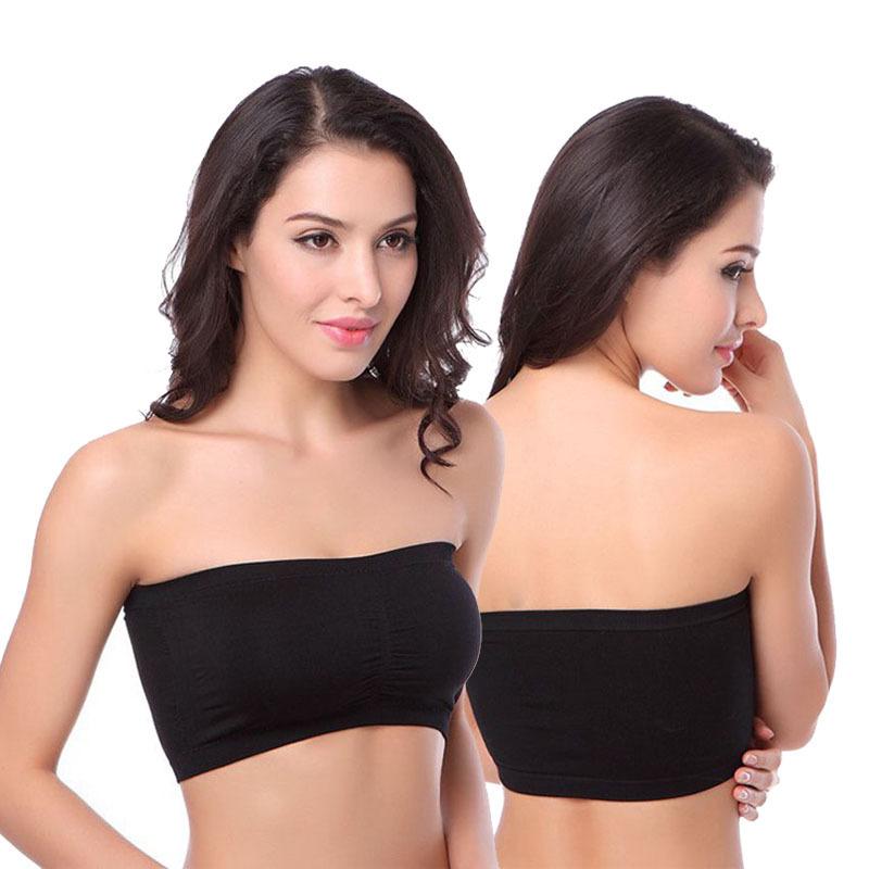 European and American Plus Size Seamless Anti-exposure Bandeau Bra