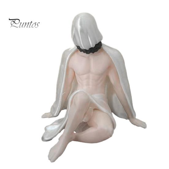 Creative Office Desk Gadgets 3D Printed Masked Hottie Ornament, Cool Mysterious Character Figurine, Stable Novelty Gifts for Gamers Base Desktop