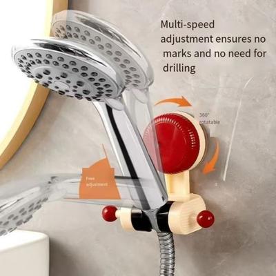 1PC Suction Cup Shower Bracket Shower Head Fixed Artifact No Punching Household Bathroom Children's Removable Adjustable Base