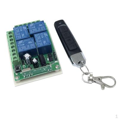 DC12V 4 Channel Radio Remote Control Relay Switch Receiver Set # 20