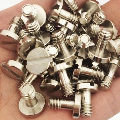 Set di Viti per Fotocamera di Alta Qualità 1/4 di Pollice Vite per Piastra a Sgancio Rapido Accessori Dslr Adattatore per Montaggio Treppiede per Fotocamera Dslr Treppiede