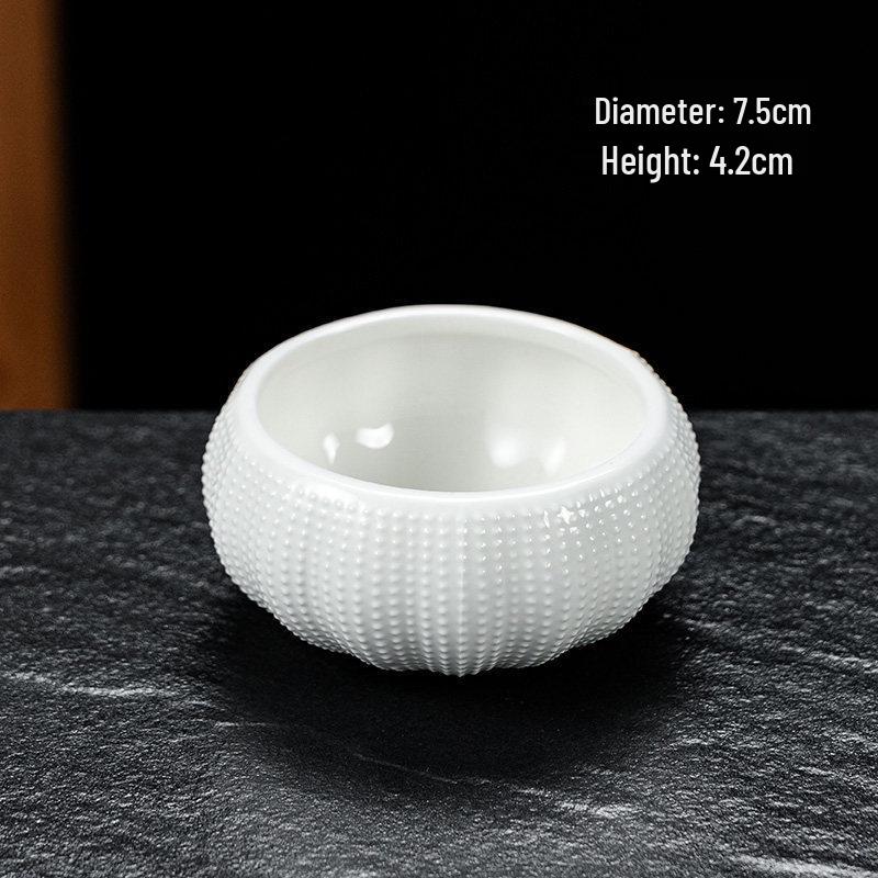 Creative Round White Ceramic Dipping & Seasoning Plate