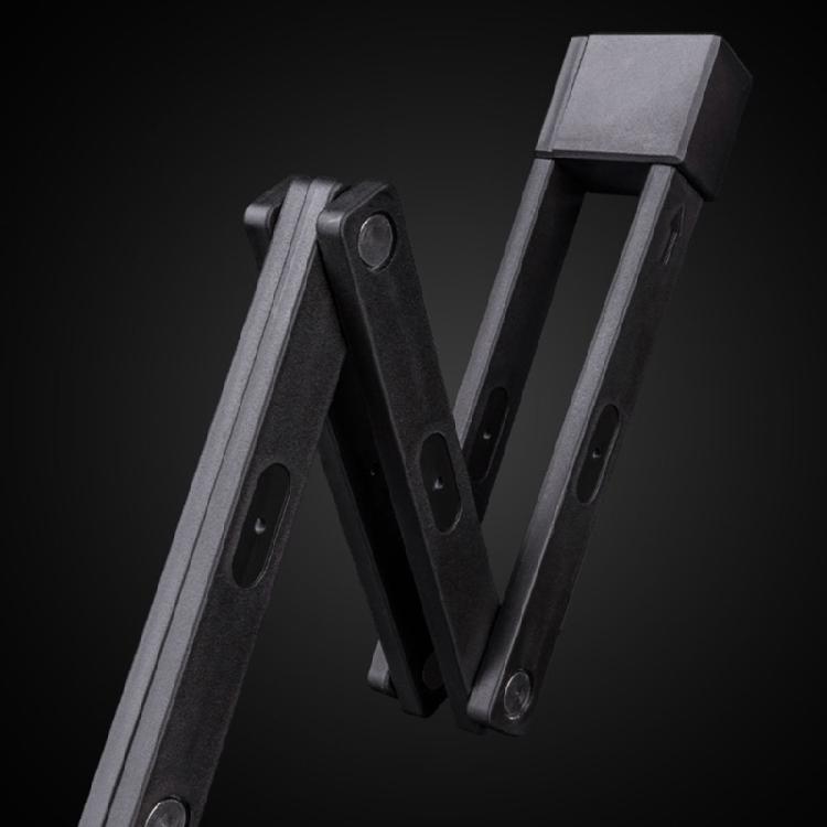 Bike Security Lock Compacts Zincs Alloy Construction For Motorcycles Scooter Weather Resistant Foldable Bicycles Lock