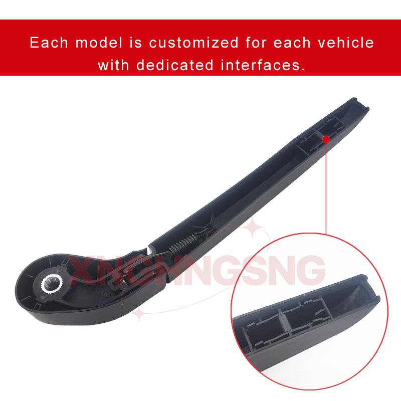 For Morris Garages MG ROEWE RX8 Car Rear Wiper Blade Wiper Blade Rocker Arm Bracket Glass Cleaning Defogging Blade