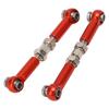 2PCS RC Steering Link Rod Servo Pull Linkage Arm Aluminium Alloy RC Car Parts for MJX 14210 14209 16208 16209 1 14 Red