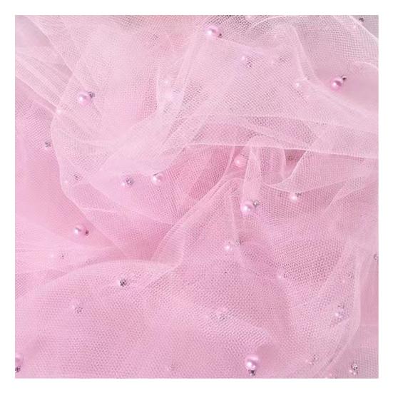 Umělý perleťový tyl Běh na stůl Bílý dezert Ubrus Svatební závoj Dekorace oblouk pro narozeninovou oslavu Miminko svatba