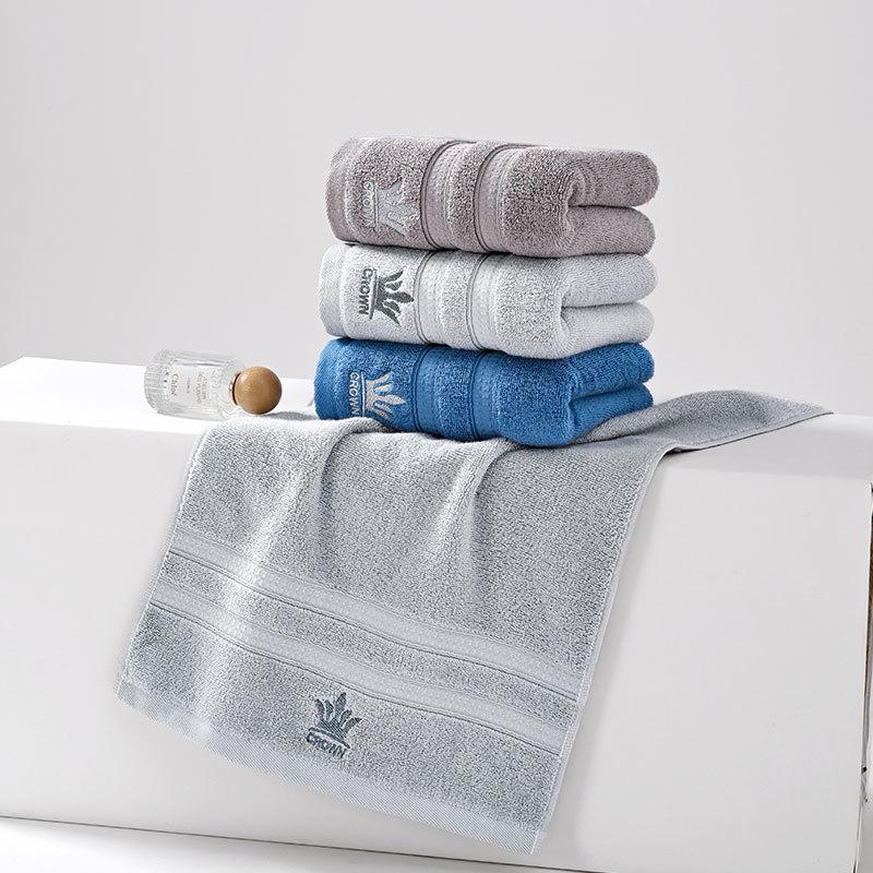 Unisex Antibacterial Quick-Dry Pure Cotton Bath & Face Towel - Soft, Absorbent & Thickened
