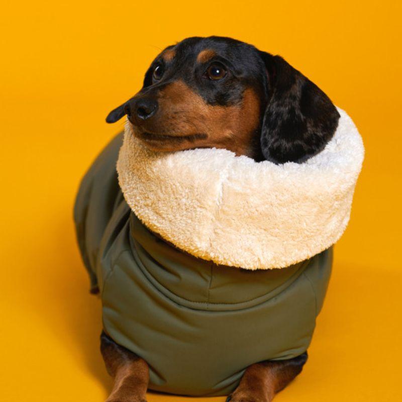 ANGEL DOG Hund Gehäkelt Tech Welpen Polsterung Khaki