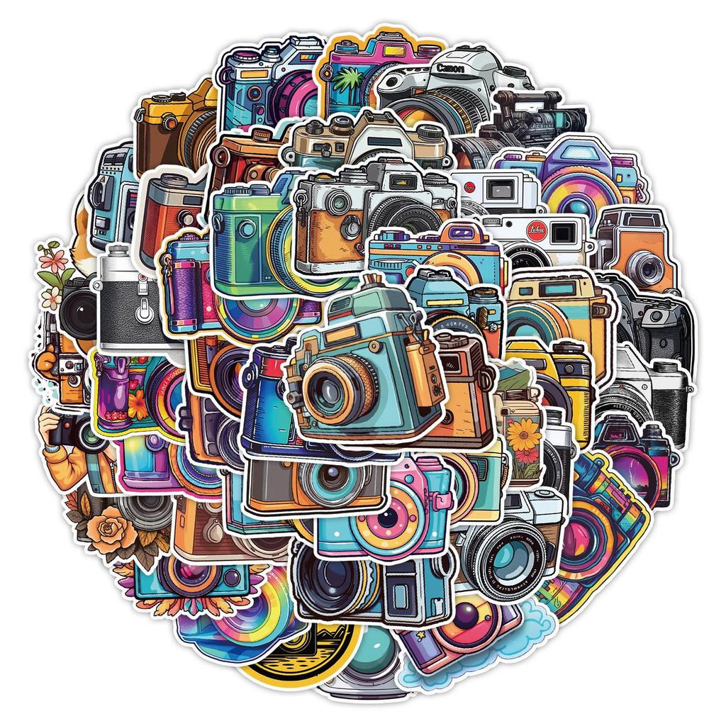 100 Retro Graffiti Stickers: Kids' DIY Waterproof Decorative Stickers for Water Bottles, Luggage, and Cups